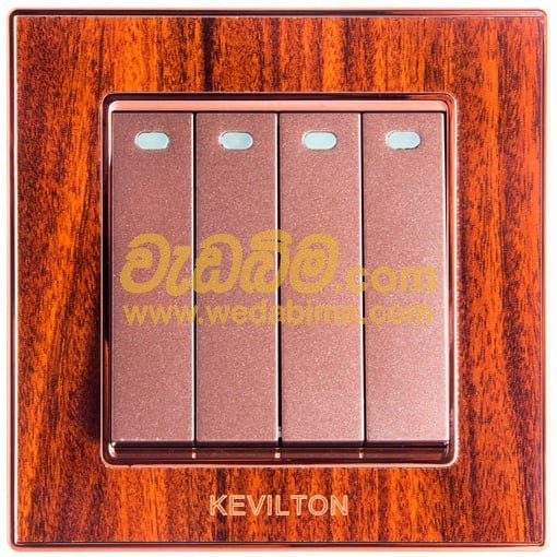Kevilton 4 Gang 1 Way Switch - Rathnapura
