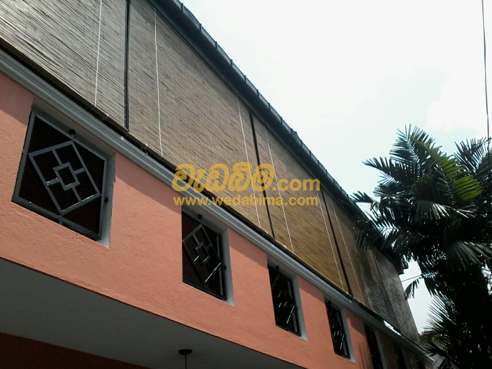Waterproof outdoor weather blinds contractors Sri Lanka