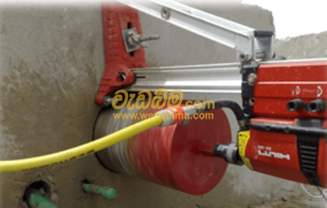Concrete core cutting in Sri Lanka
