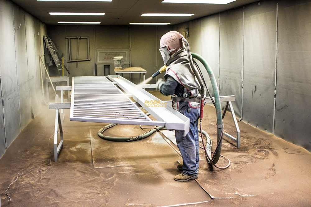 Steel Sandblasting Work Nugegoda, colombo