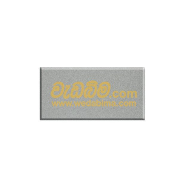 4mm 12 1/2x4 Feet Single Side Bright Silver Aluminium Composite Panel