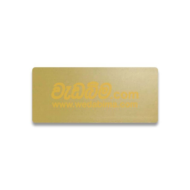 4mm 8x4 Feet Double Side Yellow Aluminium Composite Panel